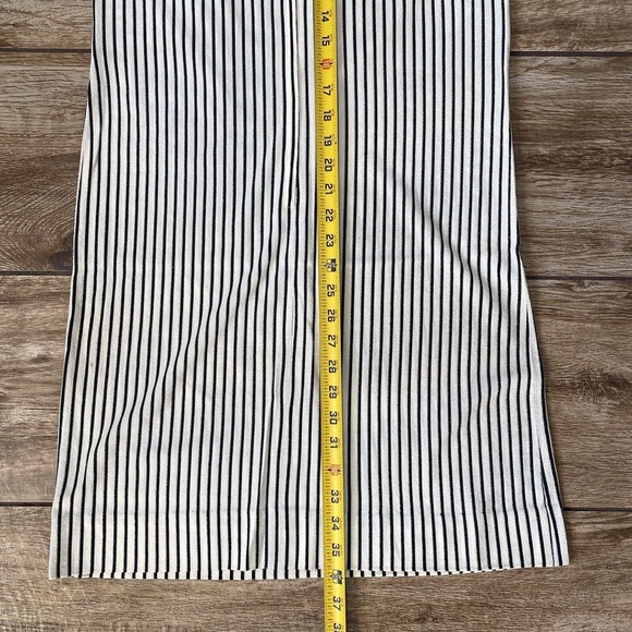 Vintage Black White Shear Stripe Dress - Picture 6 of 9